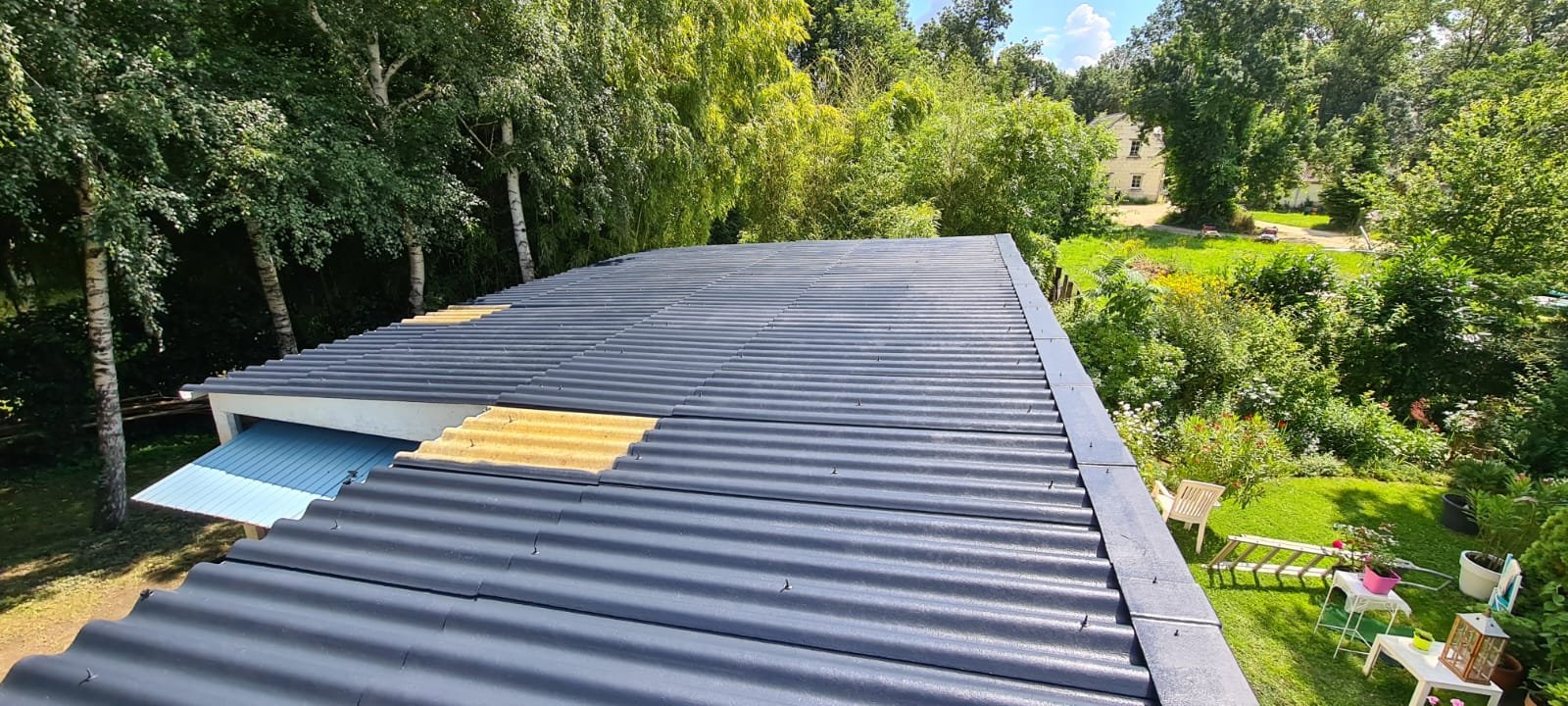 TRAITEMENT TOITURE FIBROCIMENT TOURS WK RENOV APRES